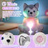 Houwsbaby 12'' Gray Light Up Husky Stuffed Animal Dog, Floppy LED Plush Toy Puppy Night Lights Glow Pillow for Kids