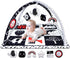 Poycuna Black and White Baby Gym Play Mat with 6 Toys Tummy