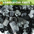 Sets, 224pcs MALEKO Wheels and Axles Car Parts and Pieces Tires Accessories Building, Construction Bulk Bricks