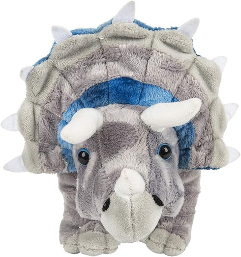 13" Animal Den Triceratops Plush by Rhode Island Novelty