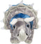 13" Animal Den Triceratops Plush by Rhode Island Novelty
