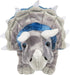 13" Animal Den Triceratops Plush by Rhode Island Novelty