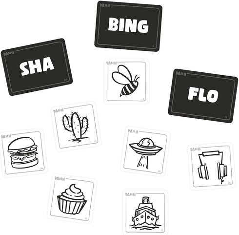 Dadada - The Nonsensical Party Game, Create Your Own Hilarious Language, Word and Image Association Game, 2+ Players