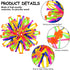 2 Pcs Colorful Sphere Breathing Ball Toy, Expandable Anxiety Reliever Stress Ball for Children and Adults Games