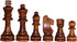 ASNEY Wooden Chess Pieces, Tournament Staunton Wood Chessmen, 3.15” King Figures, Includes Storage Bag