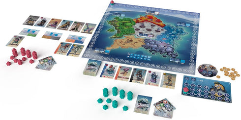 (2nd Command 14+, 1-6 45 CMON Ethnos Board Game Edition) - Powerful Clans! Area Control Strategy Game for Kids