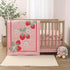 The Peanutshell Strawberry Sweet 3-Piece Baby Girl Crib Bedding Set Pink Nursery