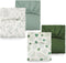 ColoBrethy The 4-Pack Muslin Crib Sheets for Baby Girl Boy, Neutral & 100%