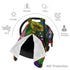 Hcpwzrf Mushrooms Baby Car Seat Cover & Nursing Cover - Breathable Stretch Multi-Use Cover for Breastfeeding, Stroller
