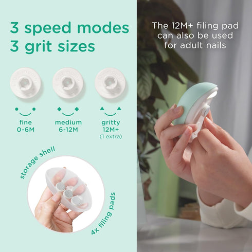Trimmer Set Olababy Rechargeable Electric Baby Nail | Newborn Nail Clipper | Electronic File for Babies |