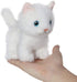 Ice King Bear Fluffy Little Cat Stuffed Animal Plush Toy, Small 6 Inches (White)