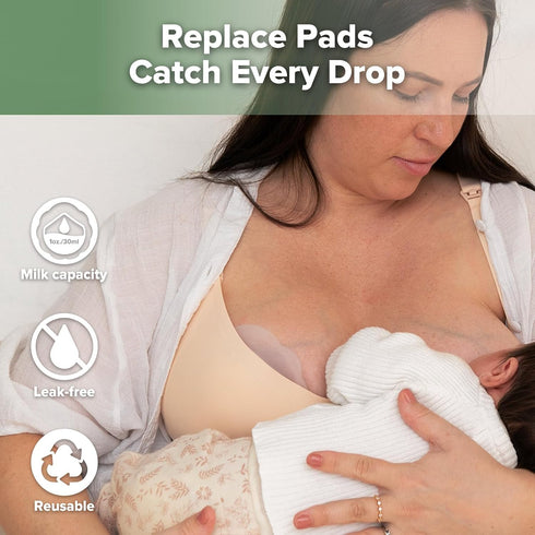 Gen.2 100ml/4oz 2pcs haakaa Manual Breast Pump & Petal Milk Collector Combo