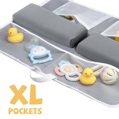 Elbow Set, Bath Kneeler and Rest Pad Quick Dry Baby Bath Kneeling Pad Thick Soft Non-Slip Baby Bathtub Mat for Baby
