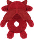 Apricot Lamb Baby Lovey, Red Dragon Soft Rattle Toy, Plush Stuffed Animal for Newborns, Soft Hand Grip Shaker (5.9