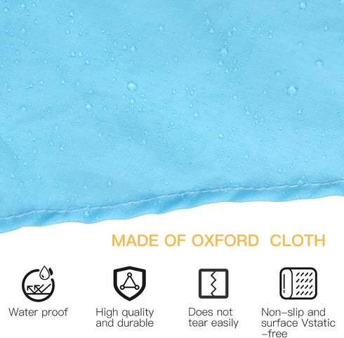 Waterproof Beach Puddle & Pool for Toddlers, Waterproof and Sand-Proof, 7.2 Feet - Blue