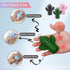 1 PCS Little Ouchies Pain FidgetSilicone Cactus Stim Tools for Adults, Sensory Pain Stim Fidget Toy , Spiky Grippy Stim
