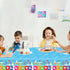 chiazllta Set of 3 Science Tablecloth Party Supplies, Mad Scientist Theme Laboratory Decorations for Kids