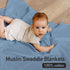 GLLQUEN BABY Muslin Swaddle Blankets for Boys and Girls, 3-Pack Baby Blankets for Girl Boy, Newborn Receiving Blanket, Baby Swaddle Blanket Unisex, Baby Essentials, Registry & Gift by GLLQUEN BABY