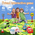 QKSKYP 2024new Set Playset, 3+, DIY Assembling Electric Trolley, Toddler Puzzle Track Play with Vehicles, Puzzle Track