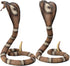 Gemini&Genius King Cobra Figurine Toy, Safari Animal Toys, Fake Snake Action Figures, Scary Snake Toy, 6.5 Inches