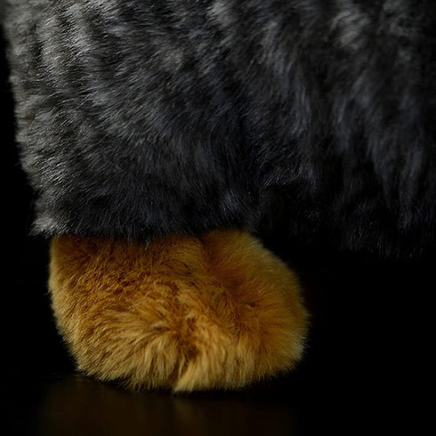 ZHONGXIN MADE 12.6" Pallas Cat Plush Toy, Soft Realistic Gray Stuffed Animal for Kids