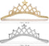 Beaupretty 2PCS Baby Girls Crystal Crown Tiara Hair Belt Headband, Soft Headwrap, Princess Hair Accessories