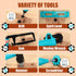 Set Set Hammer, 3,4,5,6,7 Kids Tool Pretend Play Toddler Tool with Tool Box, Toy Drill, ScrewdriverScrew Construction