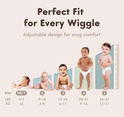 3 3 (1224 lbs), 58 Count, Packaging MANEKI Size Diapers, Highly Absorbent & Breathable Baby Diapers, Size