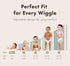 3 3 (1224 lbs), 58 Count, Packaging MANEKI Size Diapers, Highly Absorbent & Breathable Baby Diapers, Size