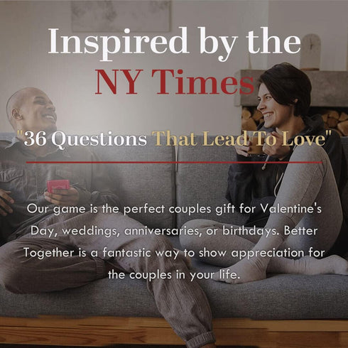 Honest Conversation Starter Couple Games - 100 Deep & Romantic Questions Card Games for Couples Date Night Gifts