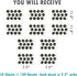 ROFARSO 120 Decals 2.2'' Ink Black Polka Dots - Removable Peel & Stick Wall Art Decorations for Nursery, Bedroom, Home