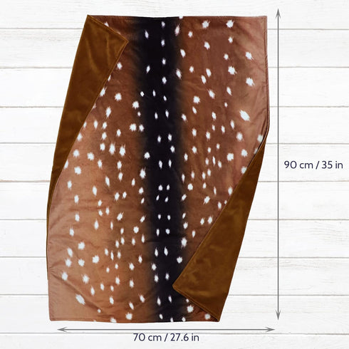 Deer Skin Baby Blanket Newborn Blanket Blanket and Nursing Pillow Cover for Baby Boys and Girls