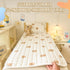 Corzhab 100% Baby Crib Mattress Cover Protector, Toddler Mattress Cotton Mini Baby Mattress Protector Cushion,Toddler