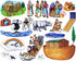 Story Time Felts Noah's Ark Bible Felt Figures for Flannel Board Stories, Medium Precut, 4.75" Tall