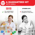 Set 8-10-12-14 8,9,10+ 50+ Doctor Jupiter Girls' Science Kit, Chemistry for Kids Ages Ideas for Year Old Girls | STEM
