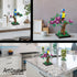 Micro Brick Flower Parrot Toy Building Sets, DIY Plant Model for Home Decor and Office Art