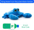 9 inches The Petting Zoo Crab Stuffed Animal, Gifts for Kids, Bright Eye Ocean Animals, Blue Crab Plush Toy