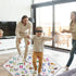 Funtery Woodland Animals Hexagon Playpen Mat Baby Play Mat Foldable Soft Nursery Rug Portable Baby Playmat Washable