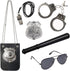 3 Otters 6PCS Police Pretend Play Toy Set, Cop Accessories, Metal Handcuffs for Kids