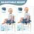5.3inch ROYALAY Toddler Booster Seat for Dining Table, Adjustable Height Booster Seat Pad for Kids Chair, Portable