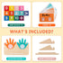 3-4, Counting 3-5 GUEETIC Preschool Learning Toys for Toddlers Educational Math manipulatives Number Blocks for Kids