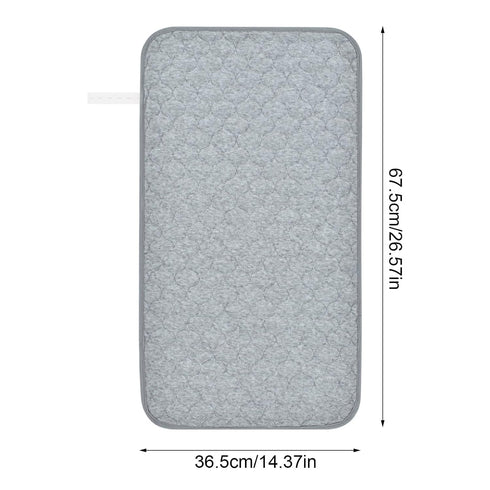 Generic 50x70cm Portable Diaper Mat, Travel Changing Pad, Foldable Bed Liner, Soft Waterproof Cotton Pad with Non Slip