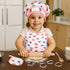 3 11 Sets Otters Kids Chef Hat and Apron, PCS Chef Costume Pretend Play Kitchen Toys Baking Tools for Toddler