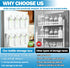 Essentials2-Pieces Palksky Baby Bottle Storage Organizer for Dr. Brown's,Baby Bottle Holder for Wall Storage, Fridge
