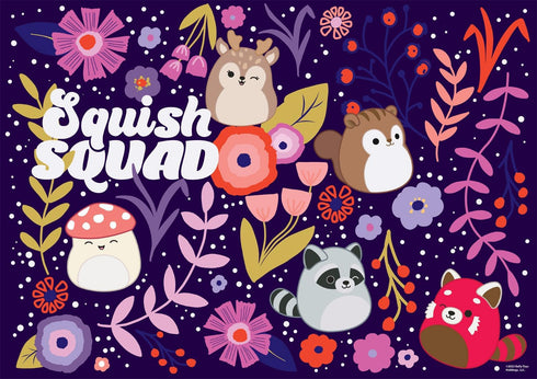 Buffalo Games - Squishmallow - Squish Squad - 500 Piece Jigsaw Puzzle for Adults - Finished Size 21.25 x 15.00