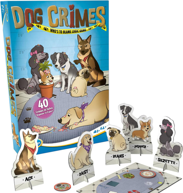 ThinkFun Dog Crimes Logic Game - Engaging Brainteaser for Kids and Adults