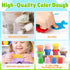 2-4-8, Playset Farm Animals Color Dough Toys for Kids Ages Big Red Barn Farm with Animal Figures Clay Dough Modeling