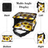 PPIKTC Spacious Hanging Auto Seat Organizer with Ventilated Mesh Pockets for Wet Wipes and Baby Supplies, Cow Print