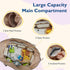 Zhongzhi Mommy Personalized Name Diaper Bag Baby Stroller Organizer Large Capacity Maternity Bag with Insulated Pocket
