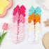 CÉLLOT 40pcs 3.5 inch Grosgrain Ribbon Hair Bows for Girls, Alligator Clips, Toddler Accessories